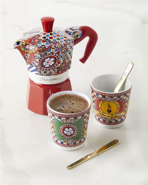 bialetti moka pot dolce gabbana|Bialetti Dolce & Gabbana cups.